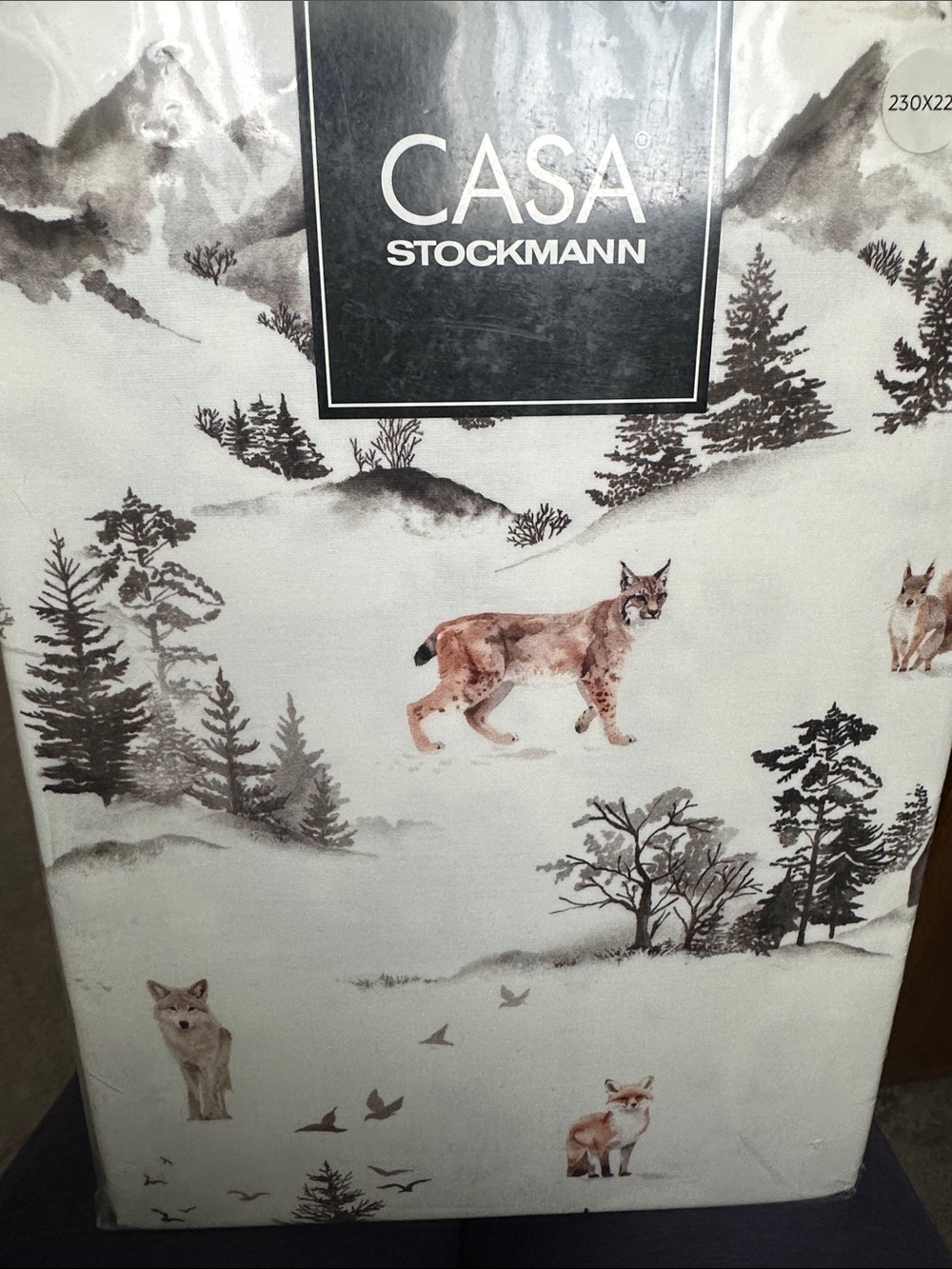 CASA Stockmann Mountain Fox Duvet Cover 230x220 cm NWT